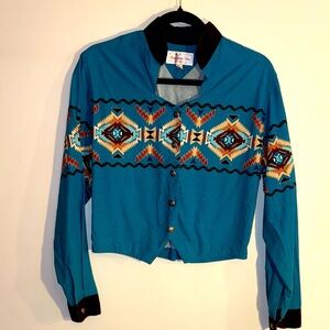 Panhandle Slim Woman’s Western Riding Shirt Horseback Rider Barrel Racing Rodeo